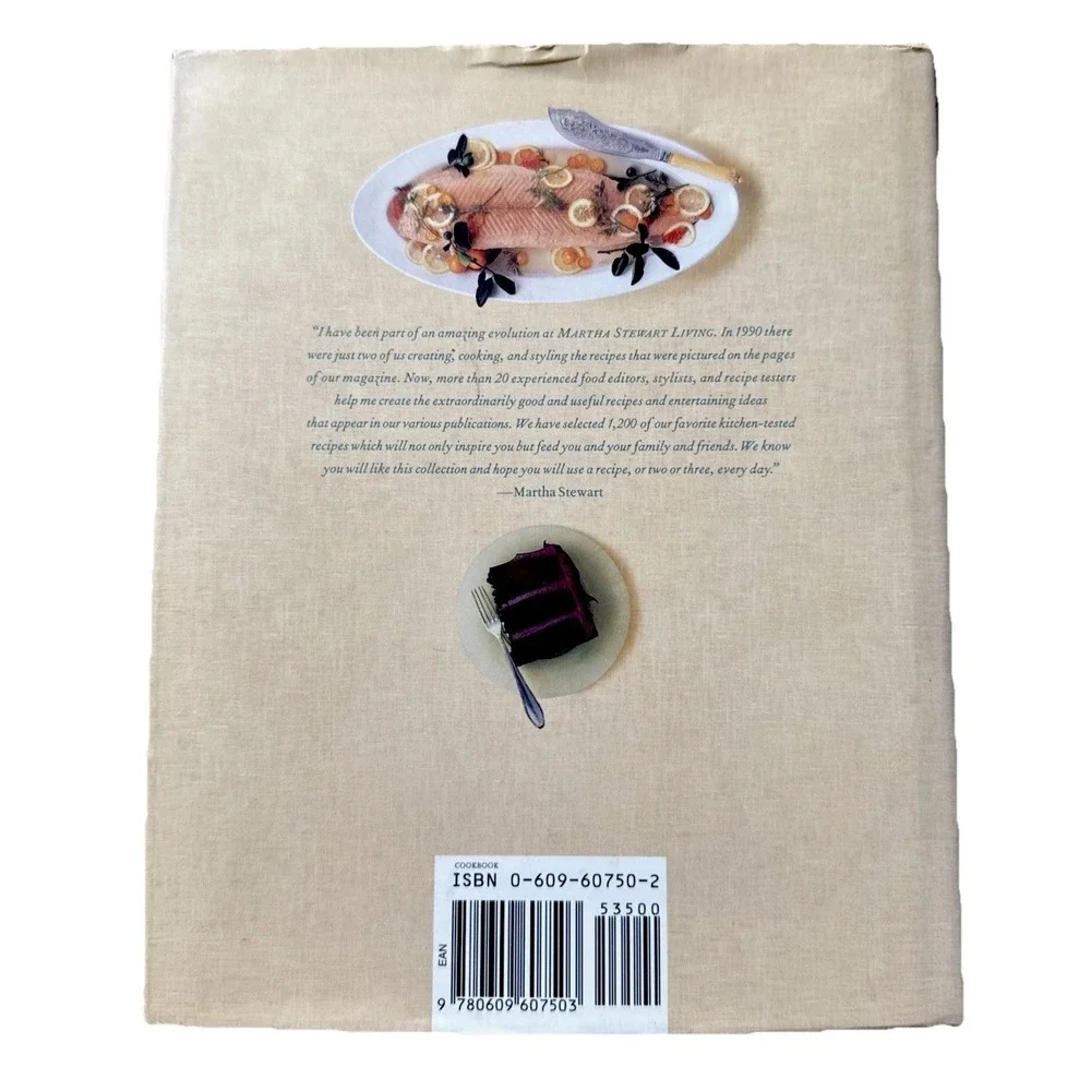The‎ Martha Stewart Living Cookbook 1200 Collected Recipes 2000 First Edition